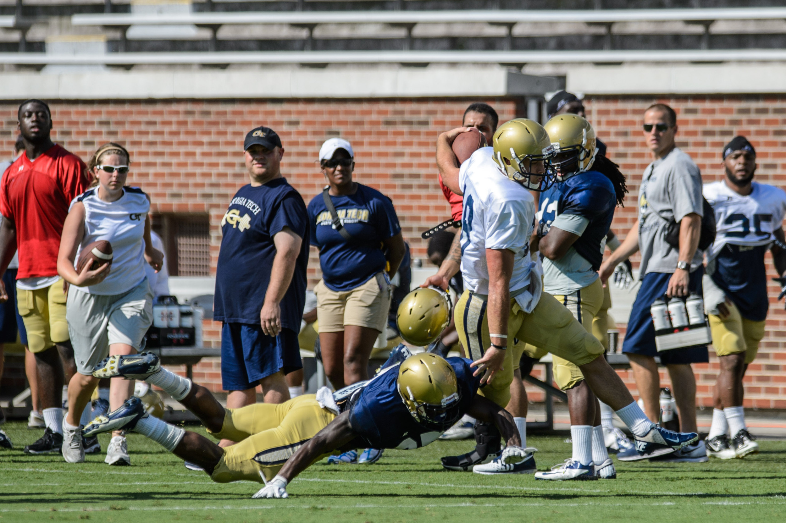 First Scrimmage of #GTCAMP13