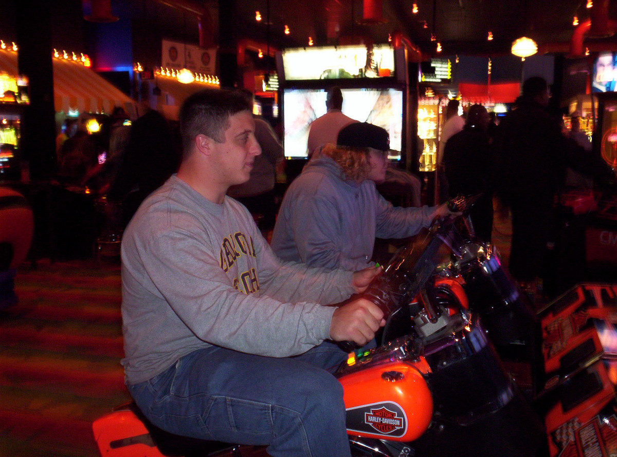 Kevin Tuminello at Dave and Buster's.