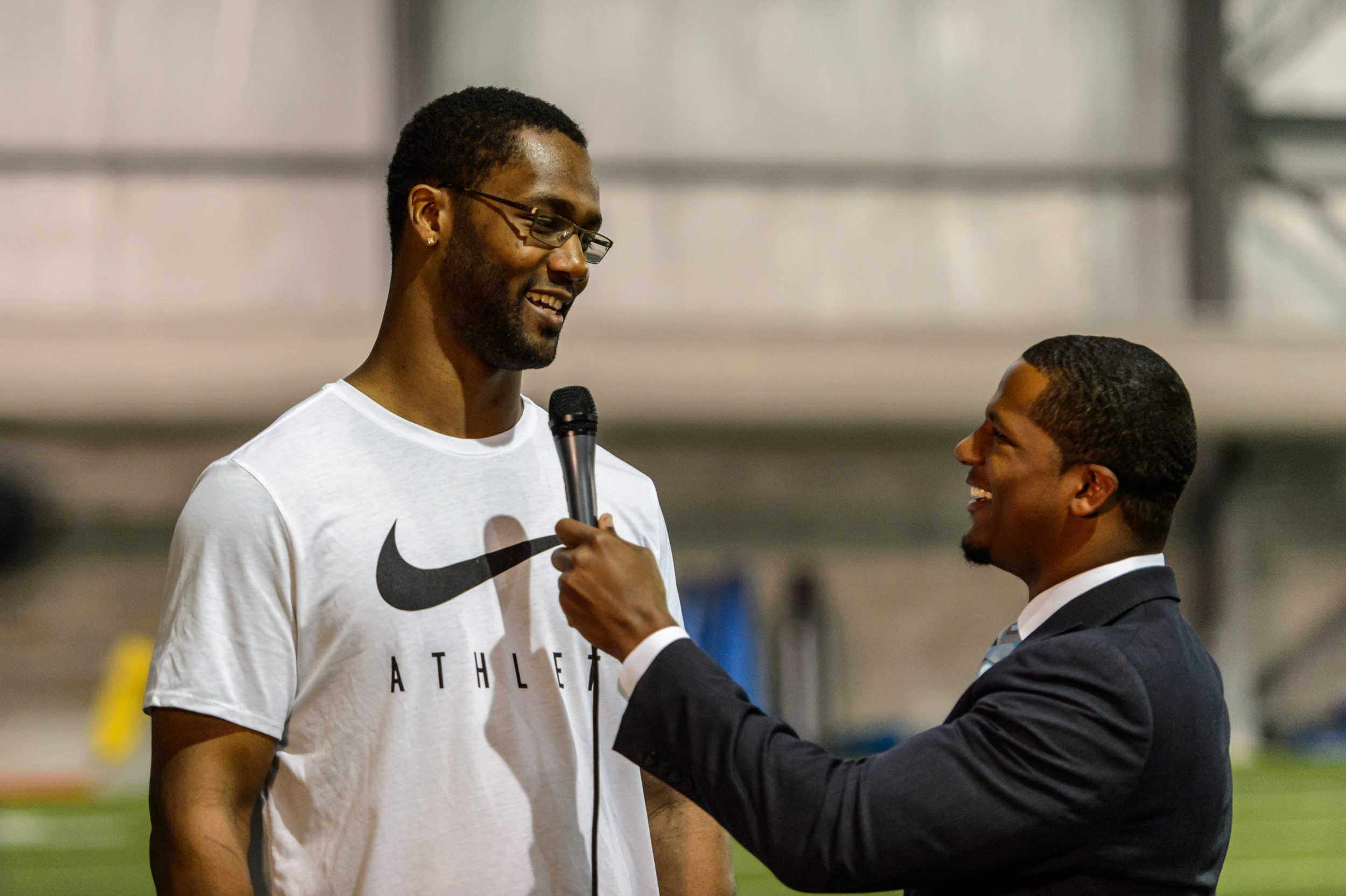 Roddy Jones interviews Michael Johnson