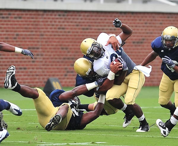 Georgia Tech FootballScrimmage PracticeAugust 14, 2010Bobby Dodd StadiumEmbry Peeples