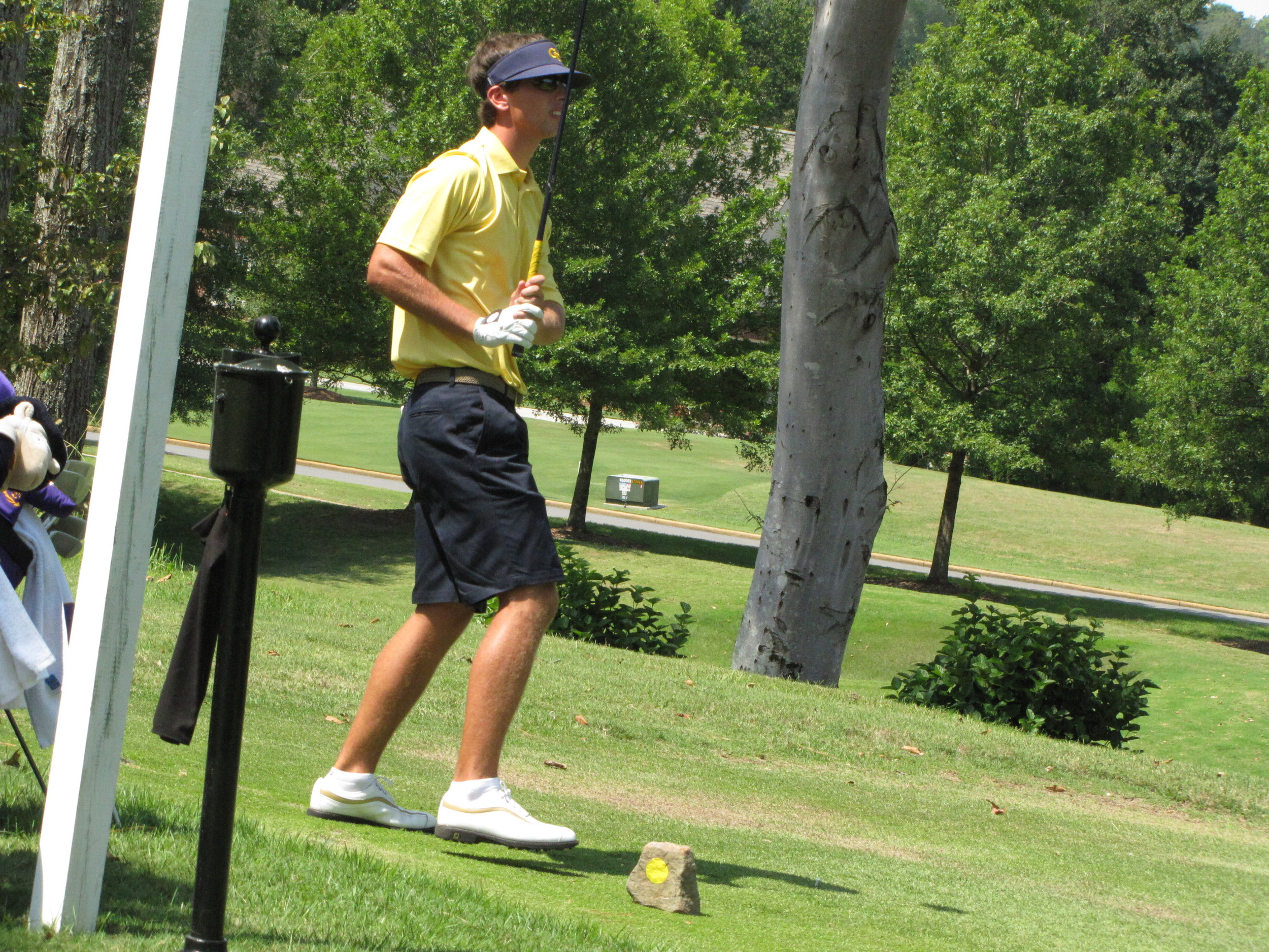 Seth Reeves during the final round of the Carpet Capital Collegiate - September 11, 2011.