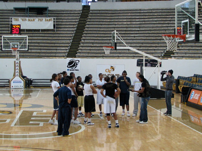 Damien Horne made a visit to Georgia Tech