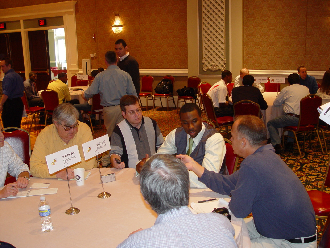 Gani Lawal draws a crowd