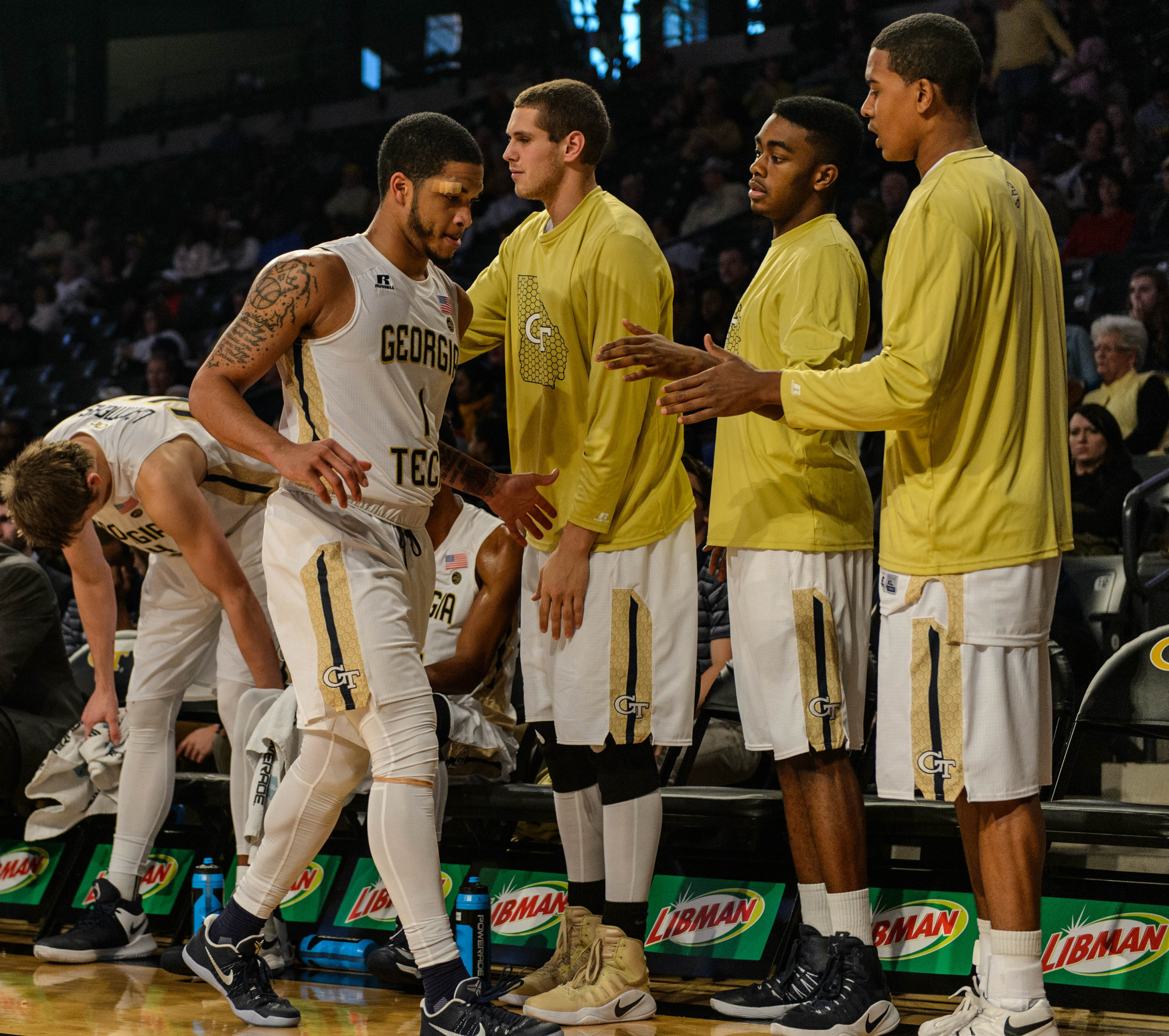 Norman Harris (4), Tadric Jackson (1), Shaheed Medlock (13), Rand Rowland (42)