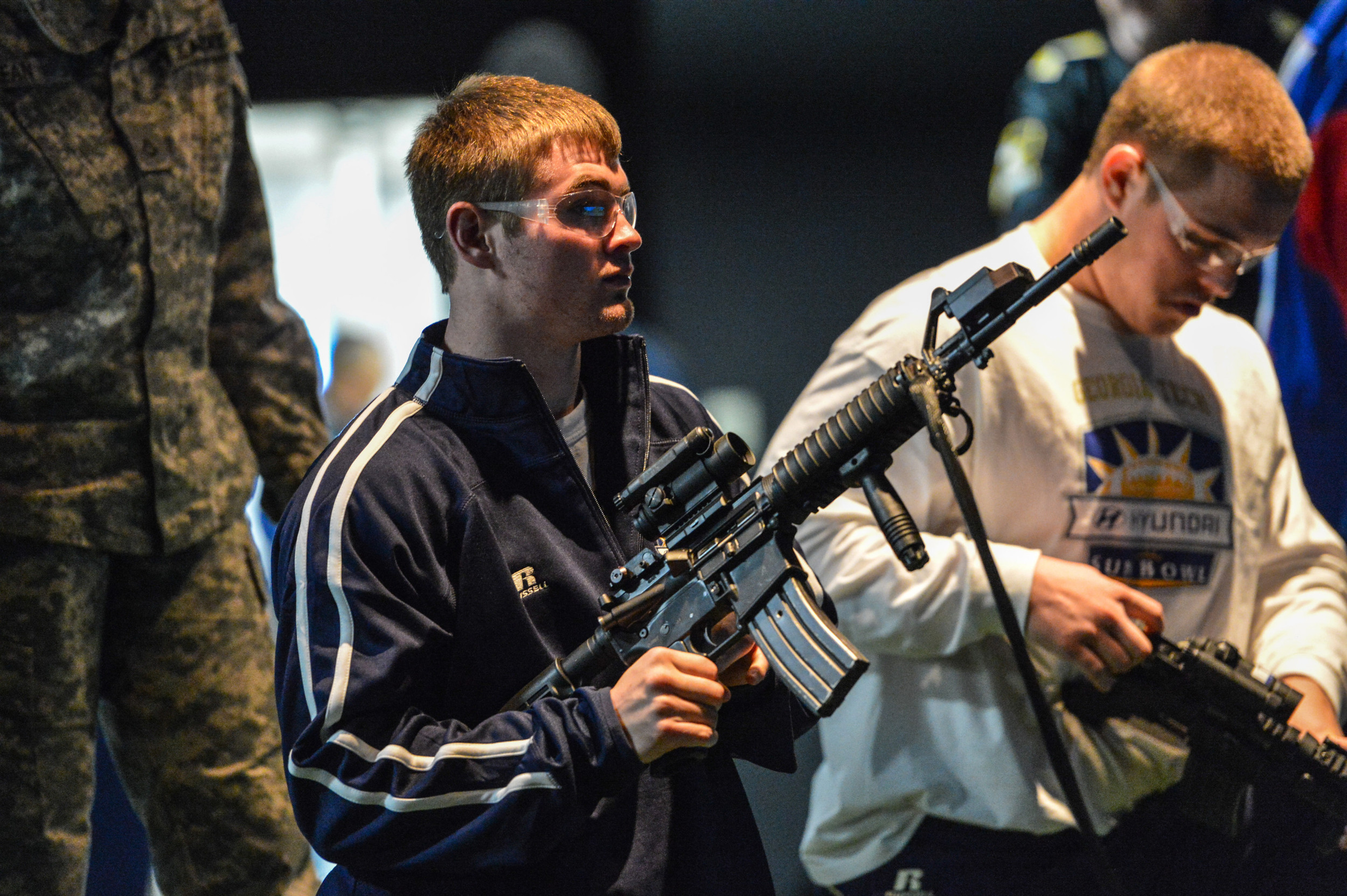 Georgia Tech players travelled to Fort Bliss for Day 2 of the 2012 Sun Bowl.