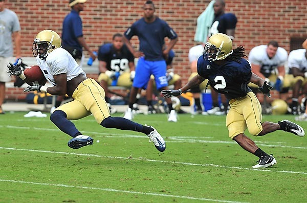 Georgia Tech FootballScrimmage PracticeAugust 14, 2010Bobby Dodd StadiumStephen Hill