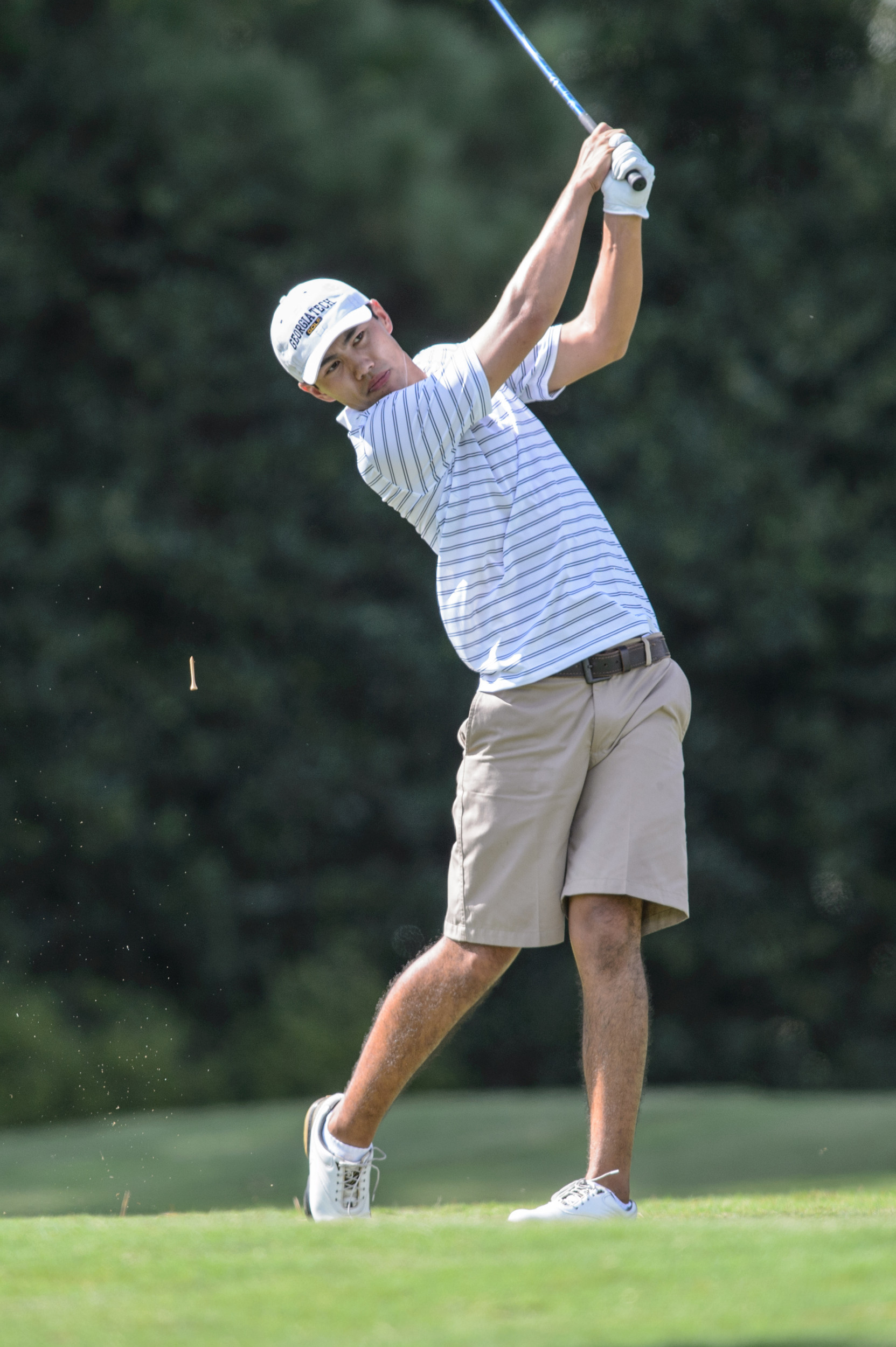 Minghao Wang during team qualifying at East Lake Golf Club, August 31, 2012