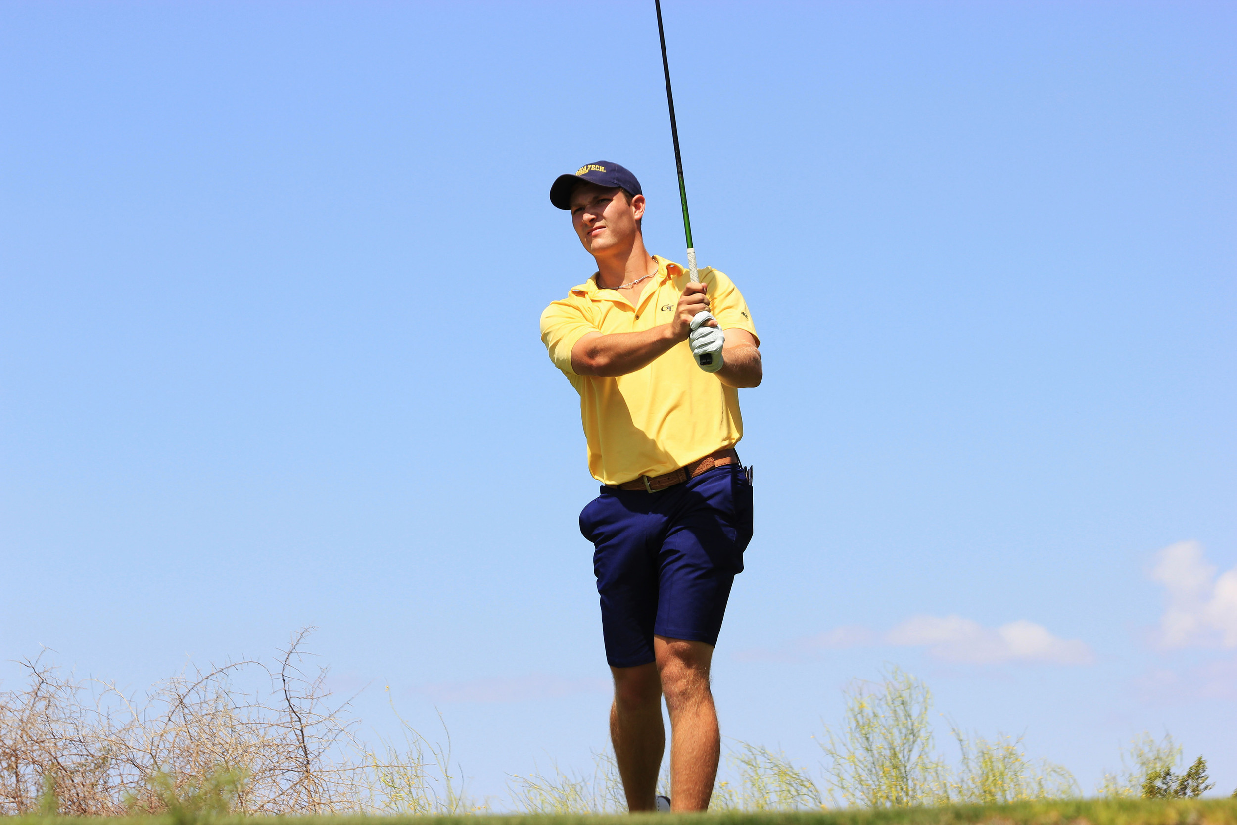 Vincent Whaley during the second round of the NCAA Tucson Golf Regional, Gallery Golf Club, Marana, Ariz.