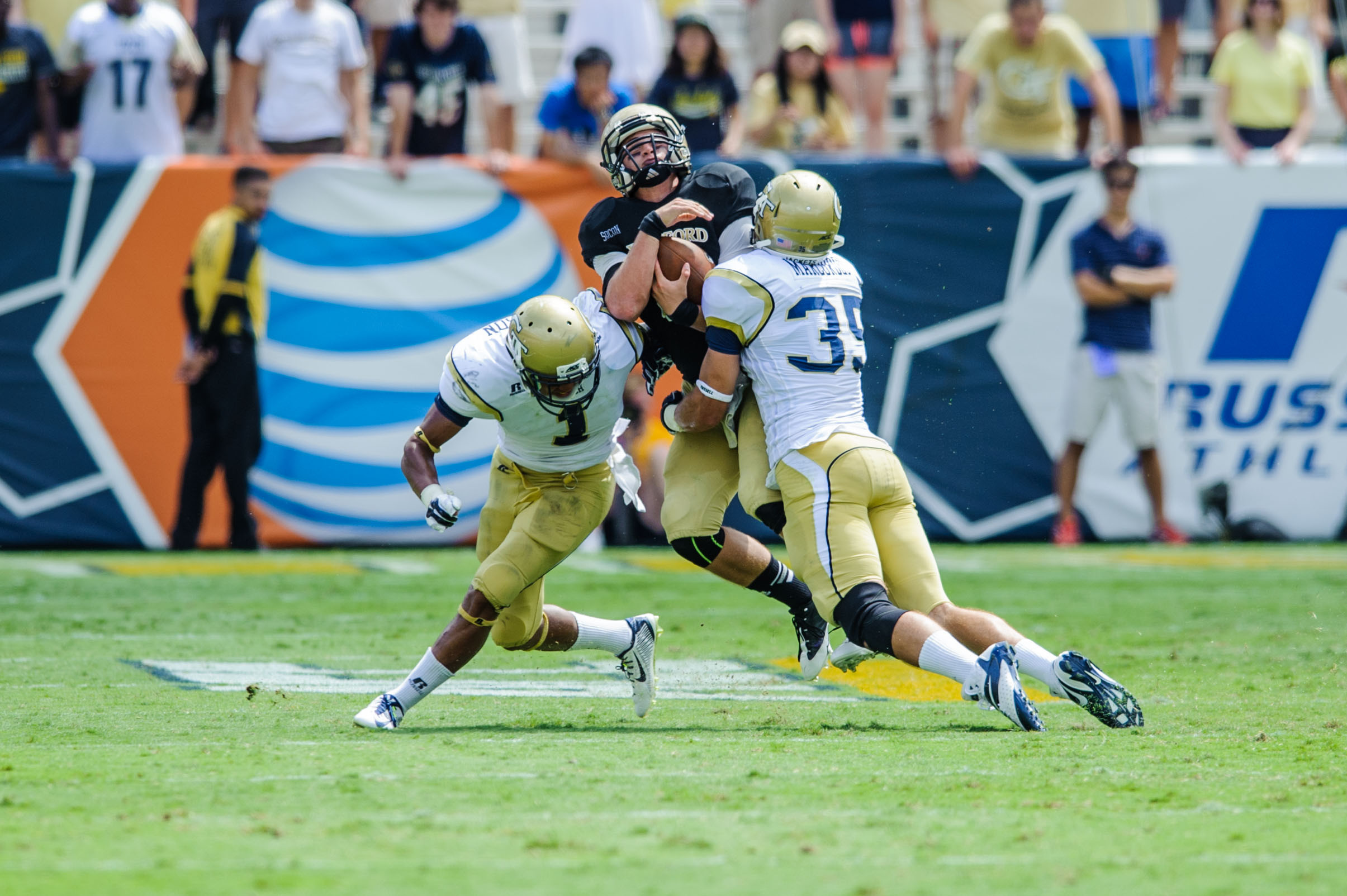Isaiah Johnson (1), Tyler Marcordes (35)