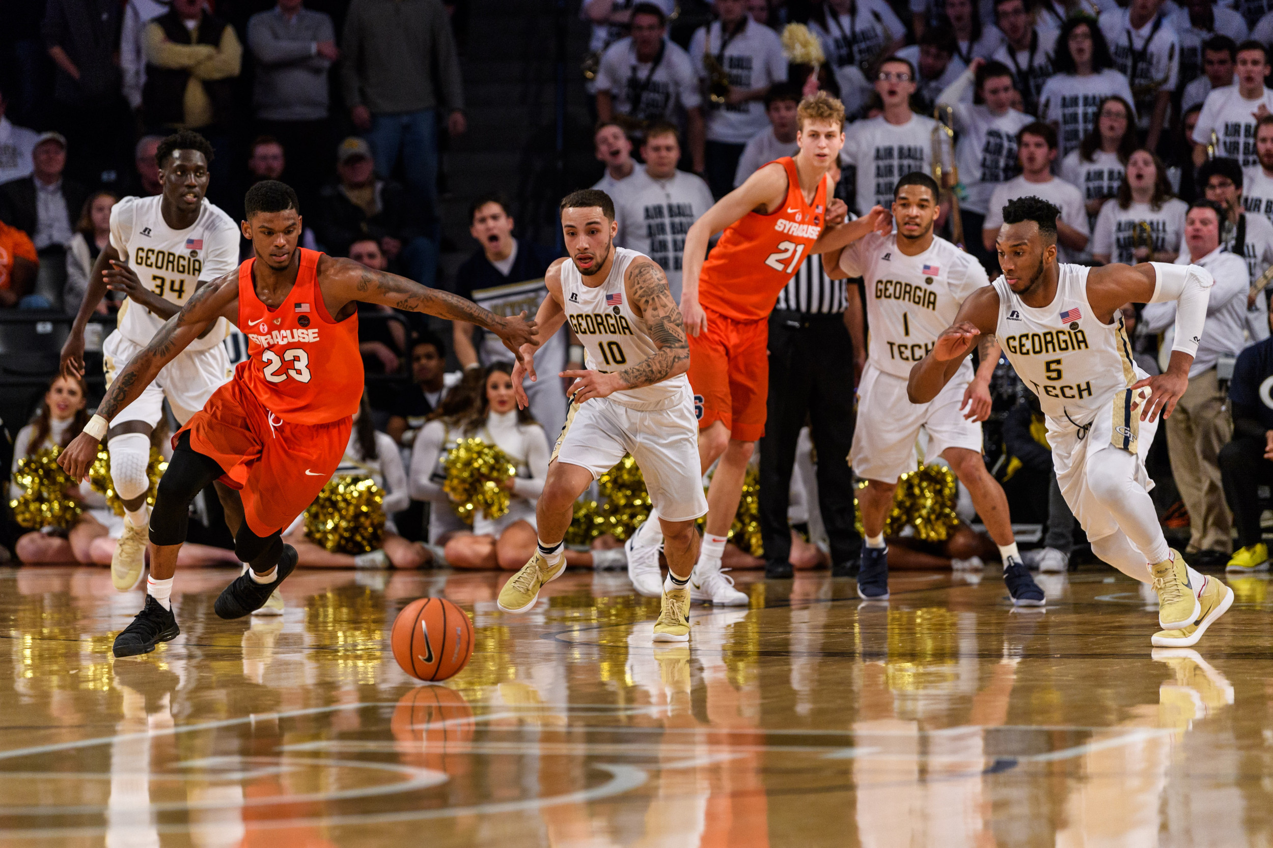 Jose Alvarado (10), Josh Okogie (5)