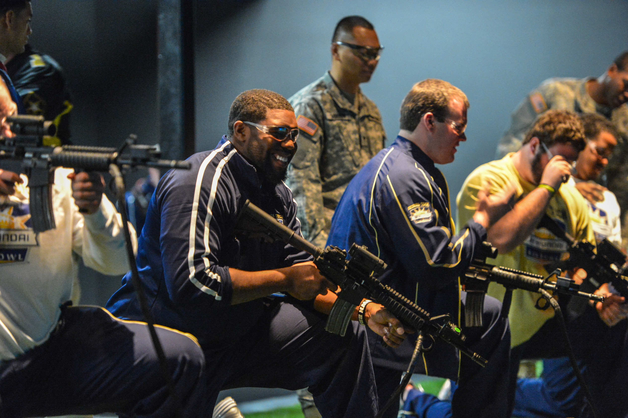 Georgia Tech players travelled to Fort Bliss for Day 2 of the 2012 Sun Bowl.