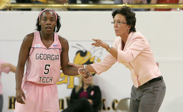 Head Coach MaChelle Joseph with Metra Walthour