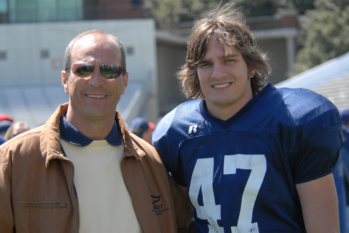 Jake Blackwood with father Glenn Blackwood
