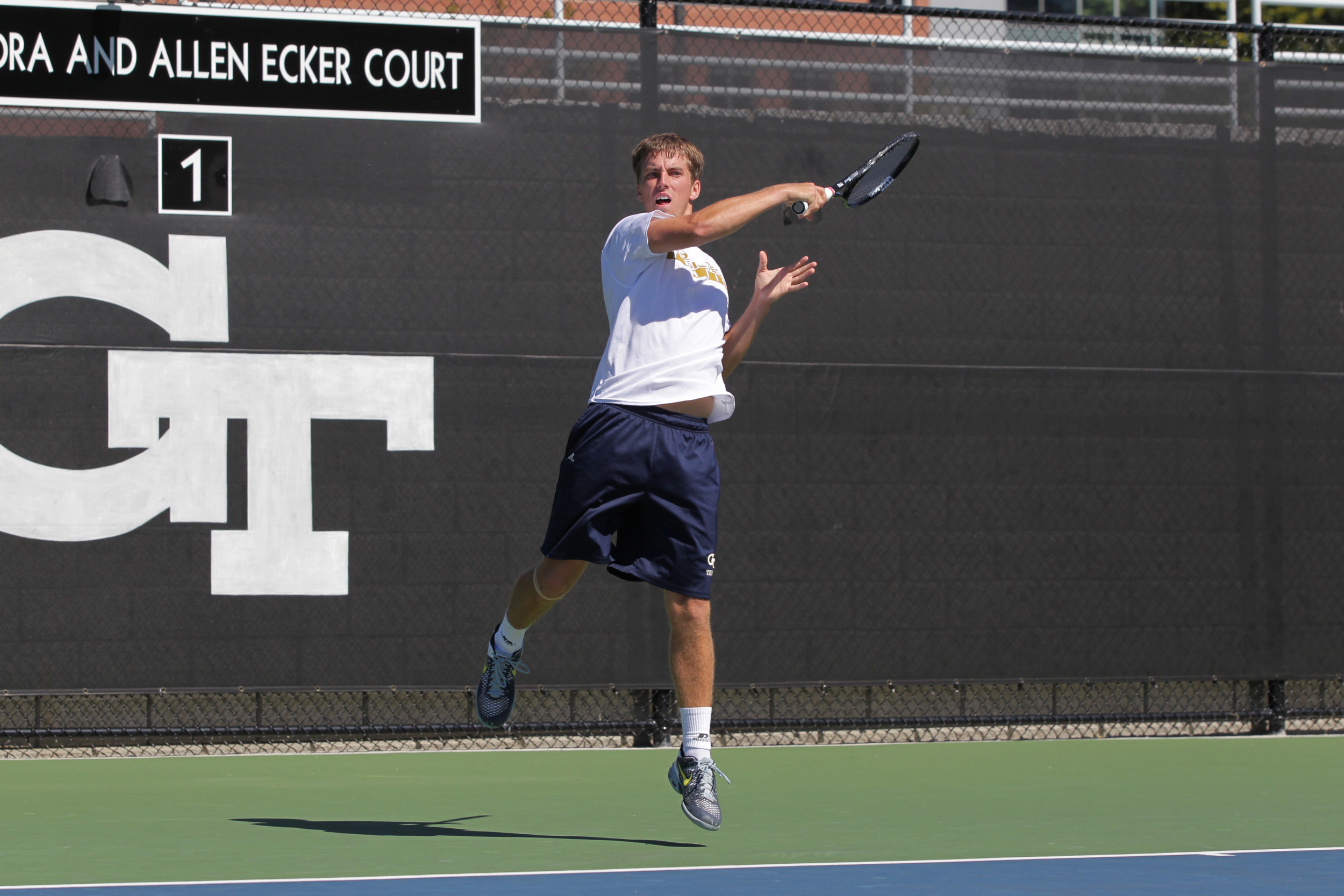 Colin Edwards at the 2013 USTA/ITA Southeast Regional, Ken Byers Tennis Complex, Atlanta, Ga.