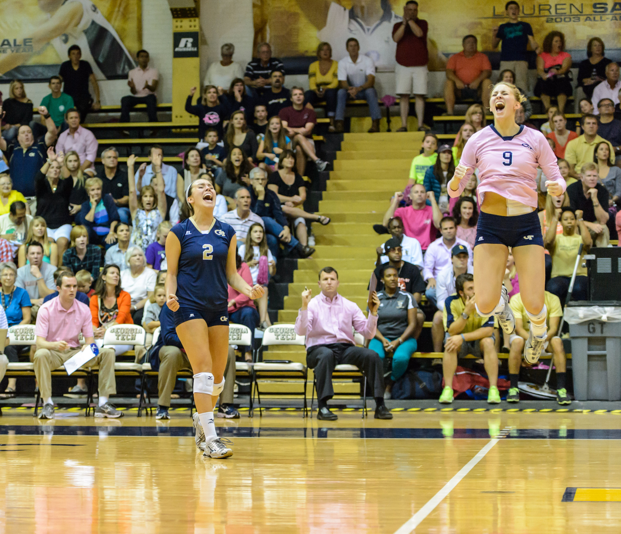 London Ackermann (2), Courtney Felinski (9)