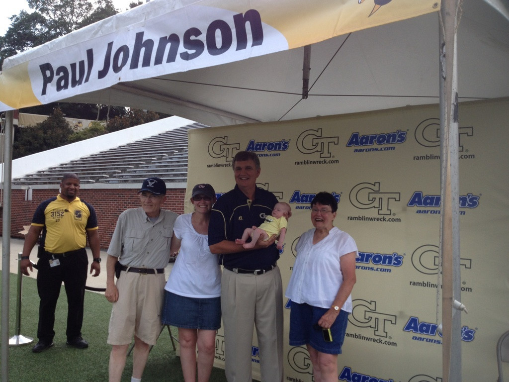 2012 Yellow Jacket Fan Day - Paul Johnson