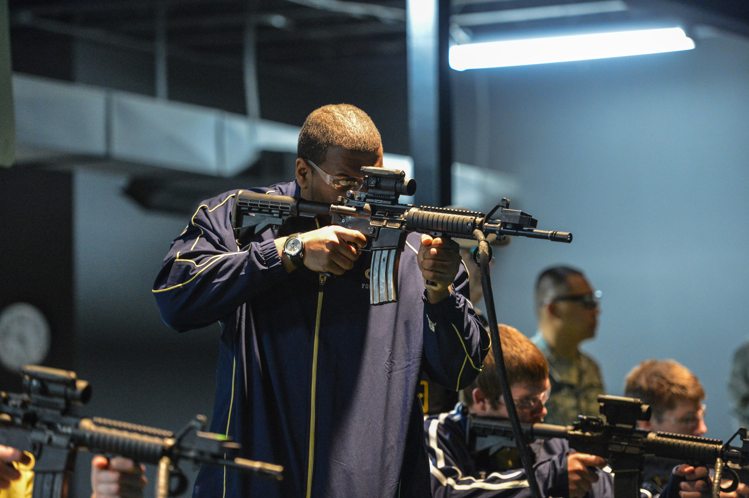 Georgia Tech players travelled to Fort Bliss for Day 2 of the 2012 Sun Bowl.