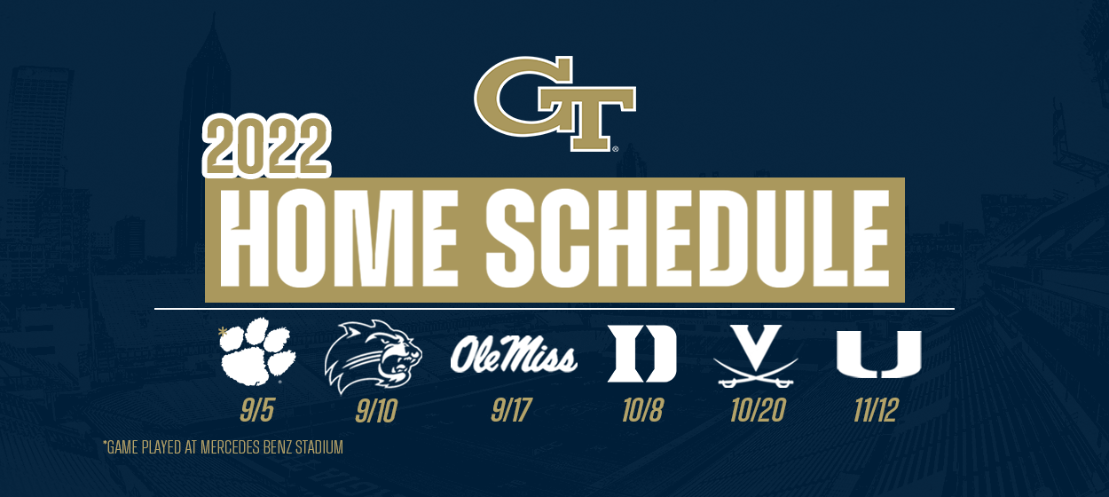 Georgia tech clearance yellow jackets schedule