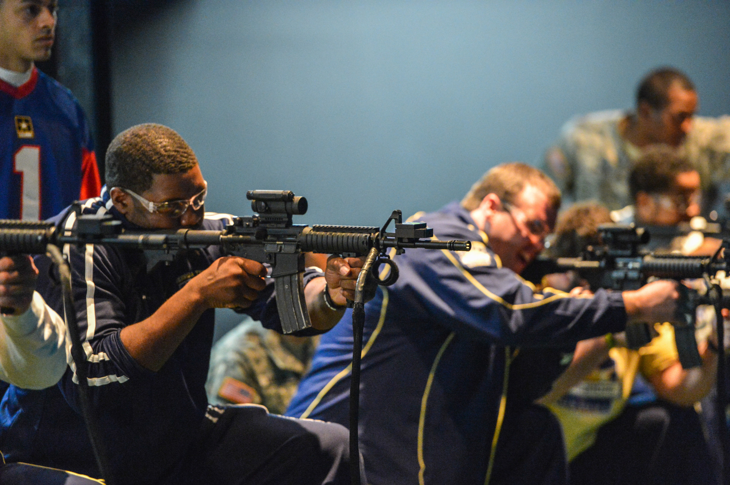 Georgia Tech players travelled to Fort Bliss for Day 2 of the 2012 Sun Bowl.