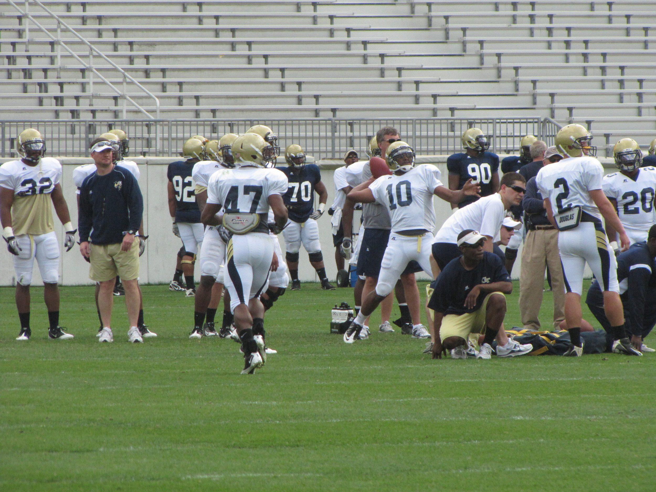 Georgia Tech Football Practice - April 4, 2011
