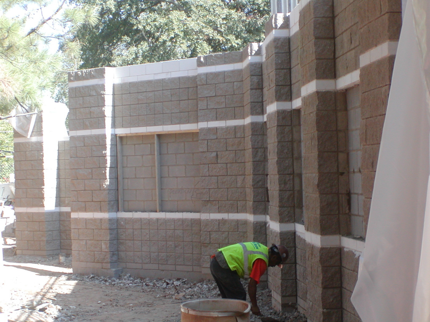 Oct. 6, 2008 - Grandstand takes shape.