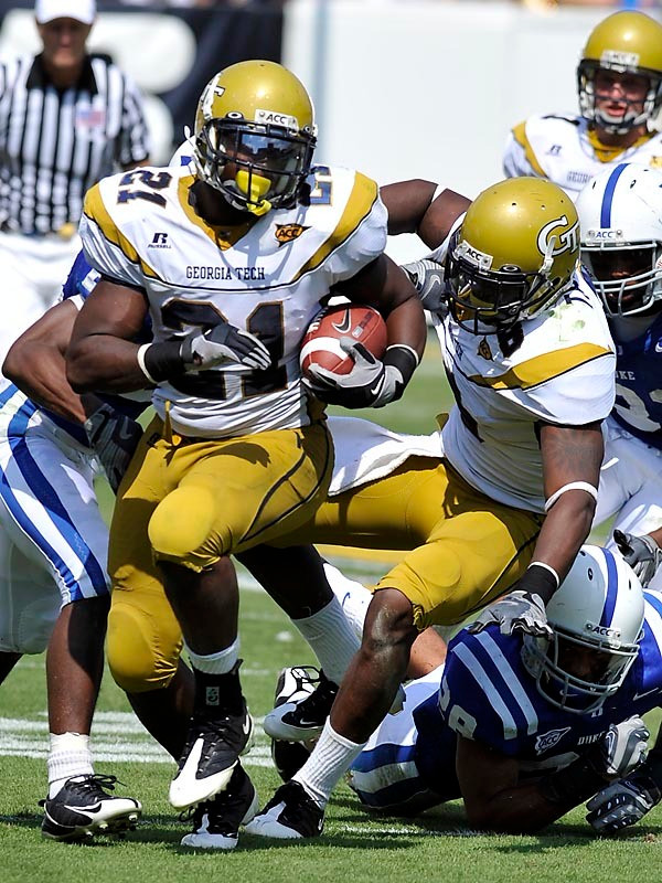 Jonathan Dwyer (21) had a career-high 159 rushing yards against Duke.