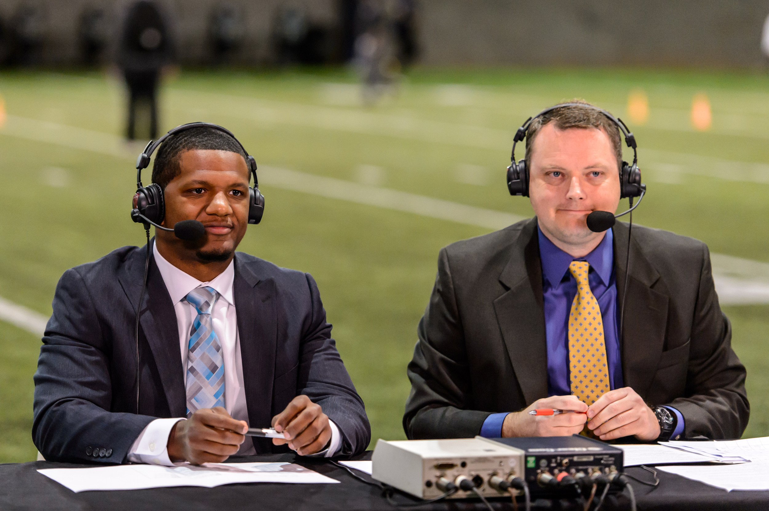 Roddy Jones and Nathan McCreary handled the broadcast duties on ESPN3 for Pro Day