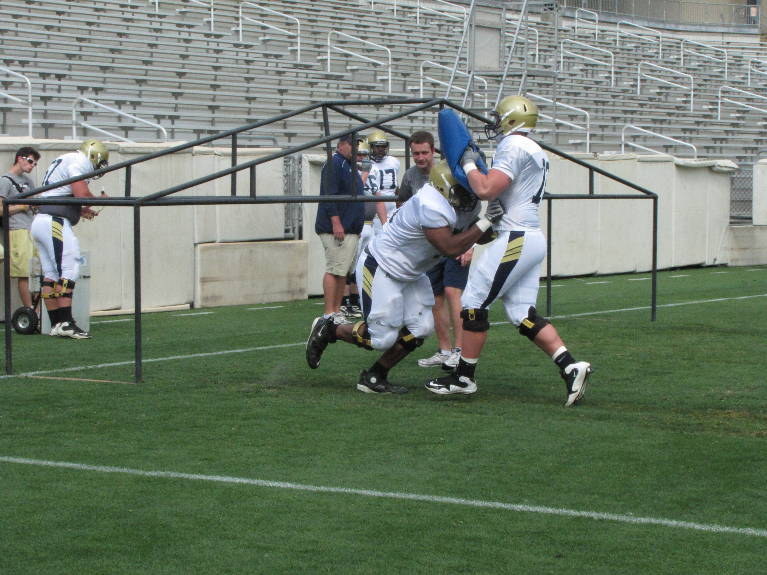 Georgia Tech Football Practice - April 4, 2011