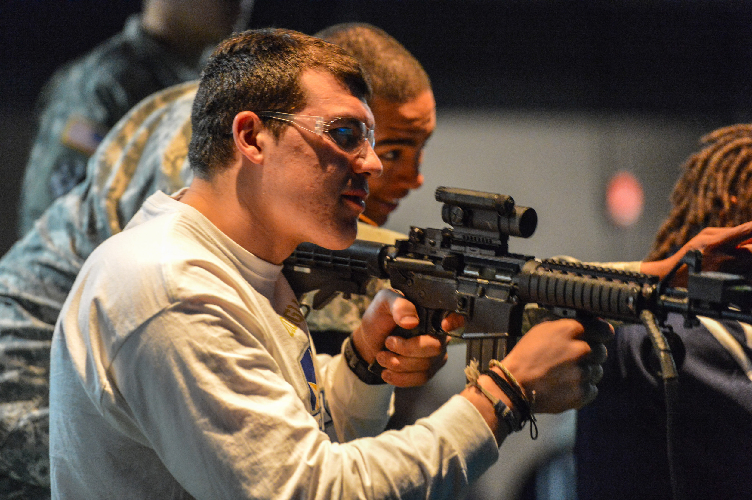Georgia Tech players travelled to Fort Bliss for Day 2 of the 2012 Sun Bowl.