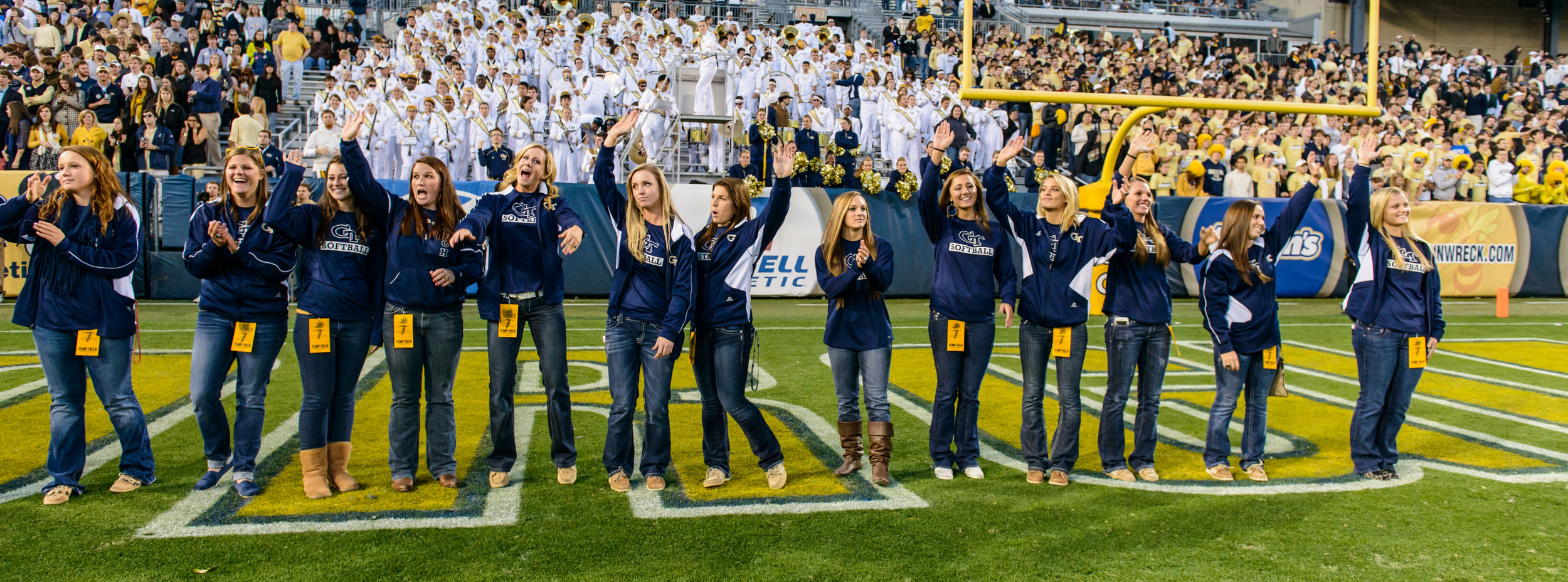 Georgia Tech Softball receives their 2012 ACC Championship Rings.