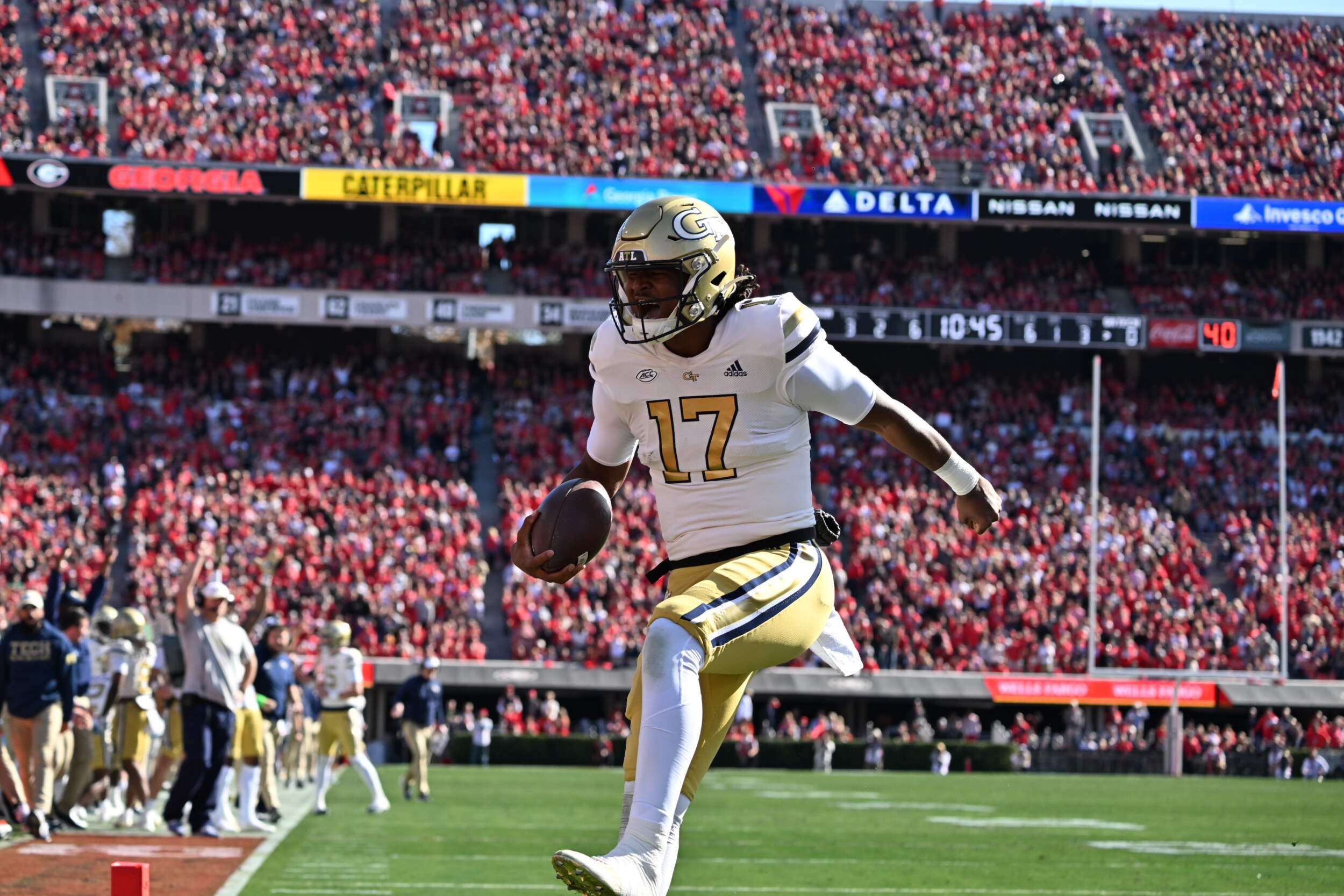 Tech Battles, But Falls to No. 1 Football —