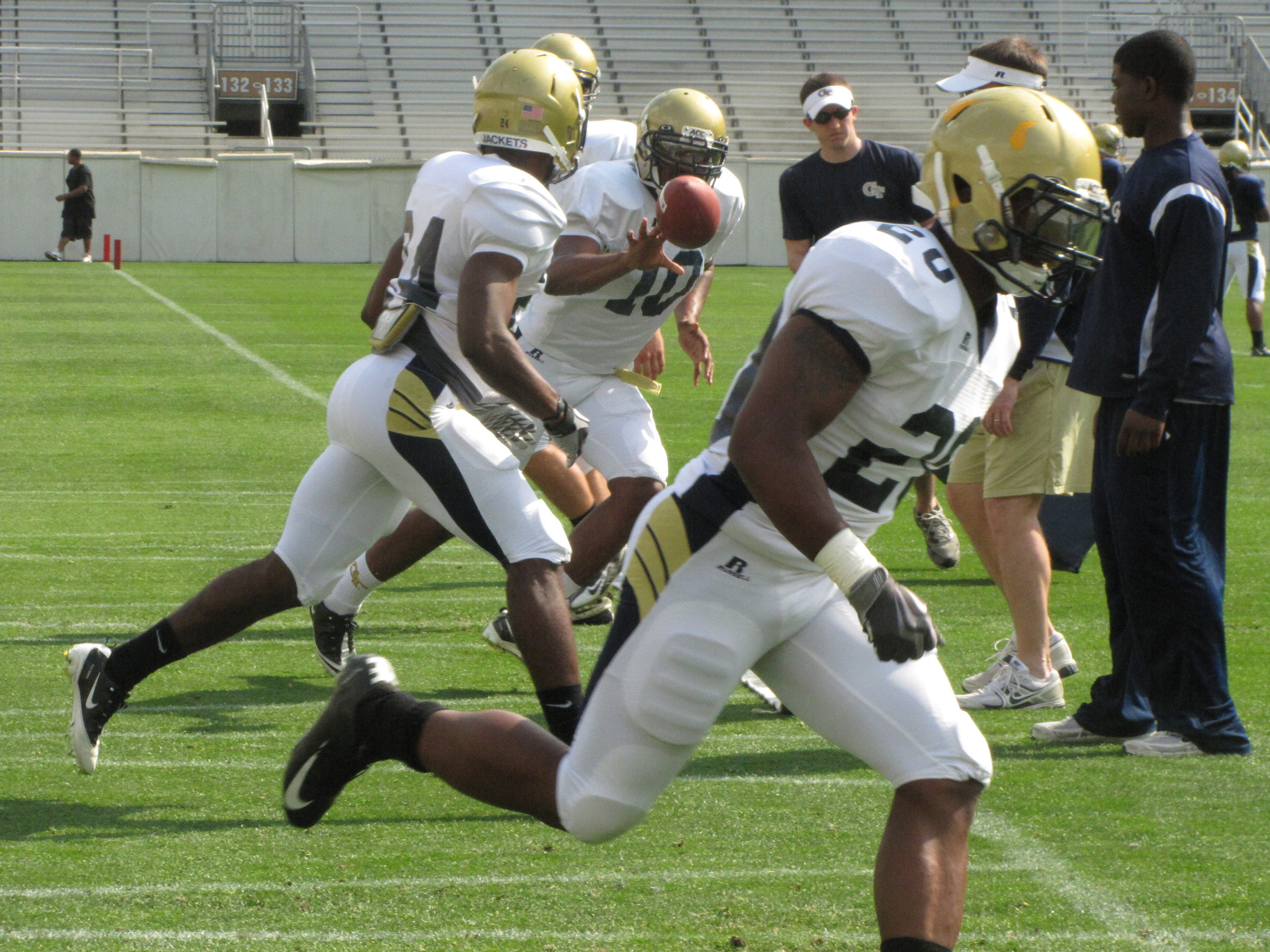 Georgia Tech Football Practice - April 4, 2011