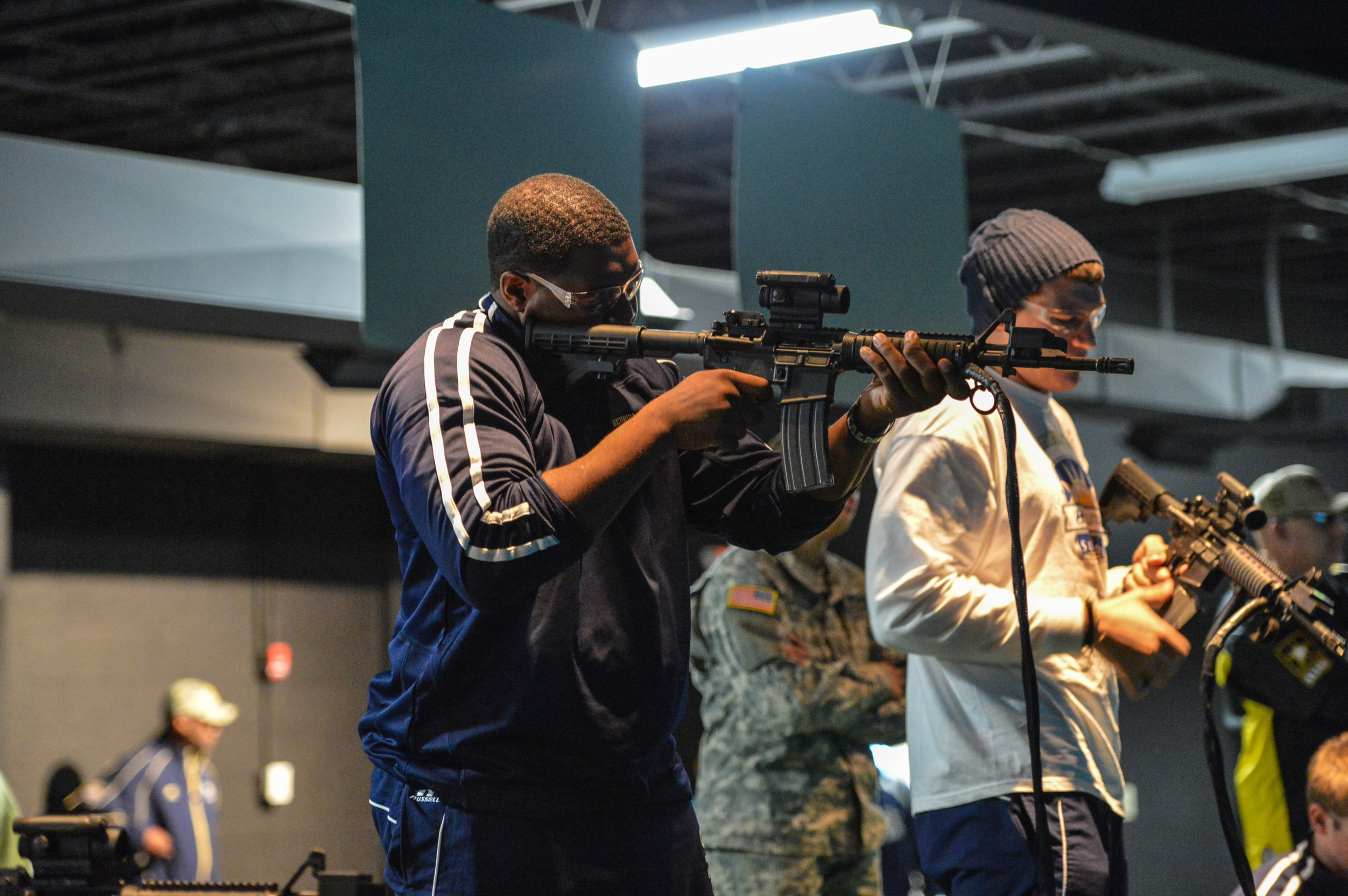 Georgia Tech players travelled to Fort Bliss for Day 2 of the 2012 Sun Bowl.