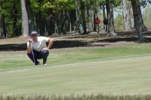 Georgia Tech senior Chris Petefish in the second round of the ACC Men's Golf Championship, April 21, 2018, Old North State Club