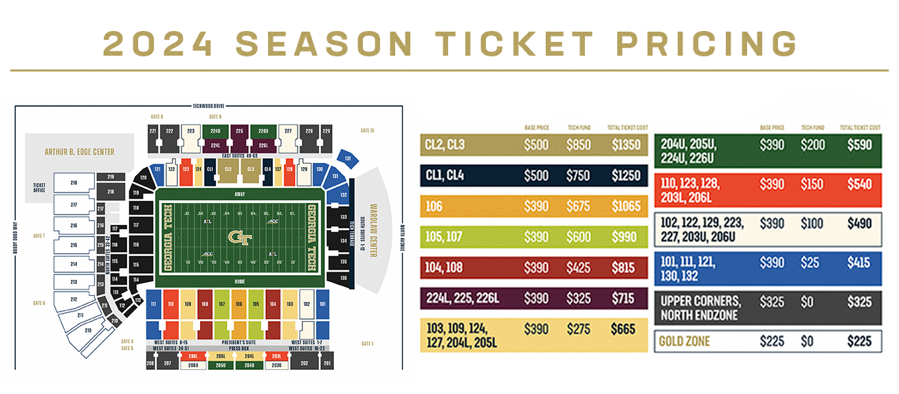 2024 Tech Football Season Tickets —