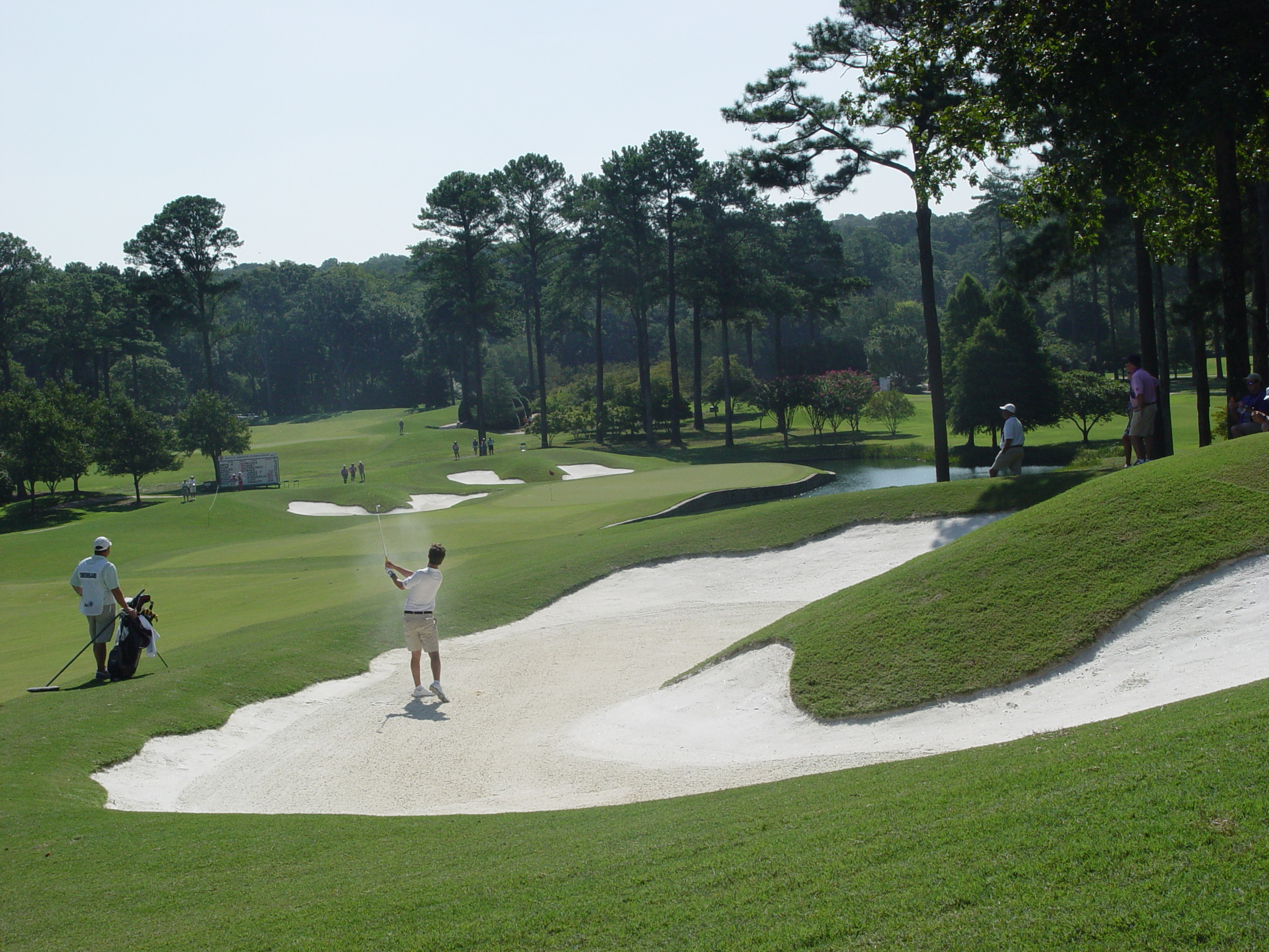Ollie Schniederjans during the second round of match play at the U.S. Amateur, August 14, 2014, Atlanta Athletic Club, Johns Creek, Ga.