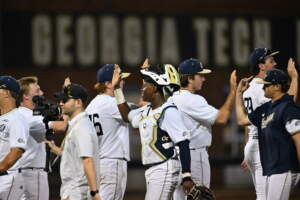 Kel Johnson in 2015 College Home Run Derby (Photos by Michael Spomer)