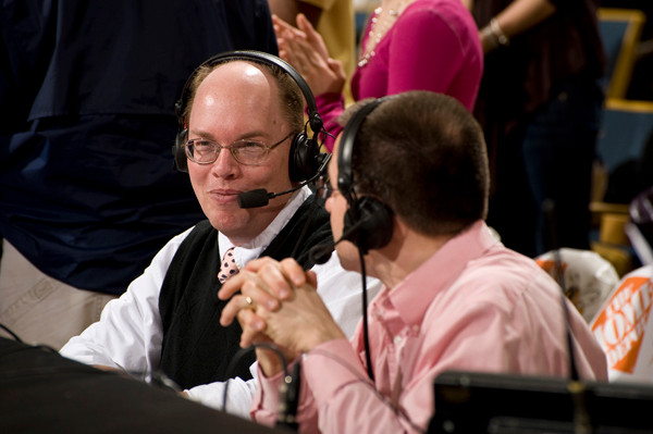 Kurt Hoyt with Richard Musterer on the radio