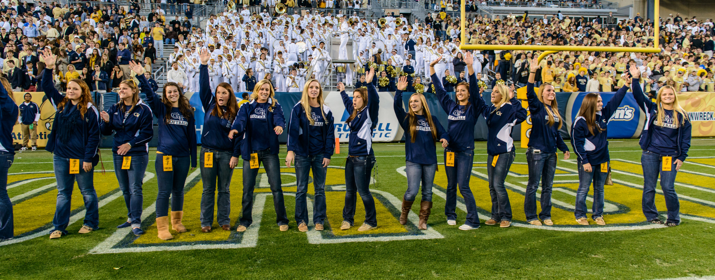 Georgia Tech Softball receives their 2012 ACC Championship Rings.