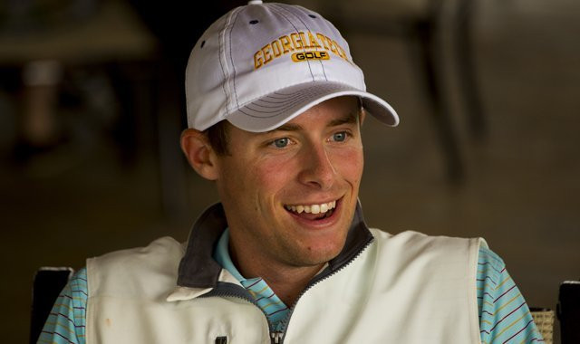 Bo Andrews following his course-record 63 August 13 in the second round of the U.S. Amateur.