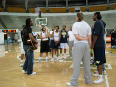 Damien Horne made a visit to Georgia Tech