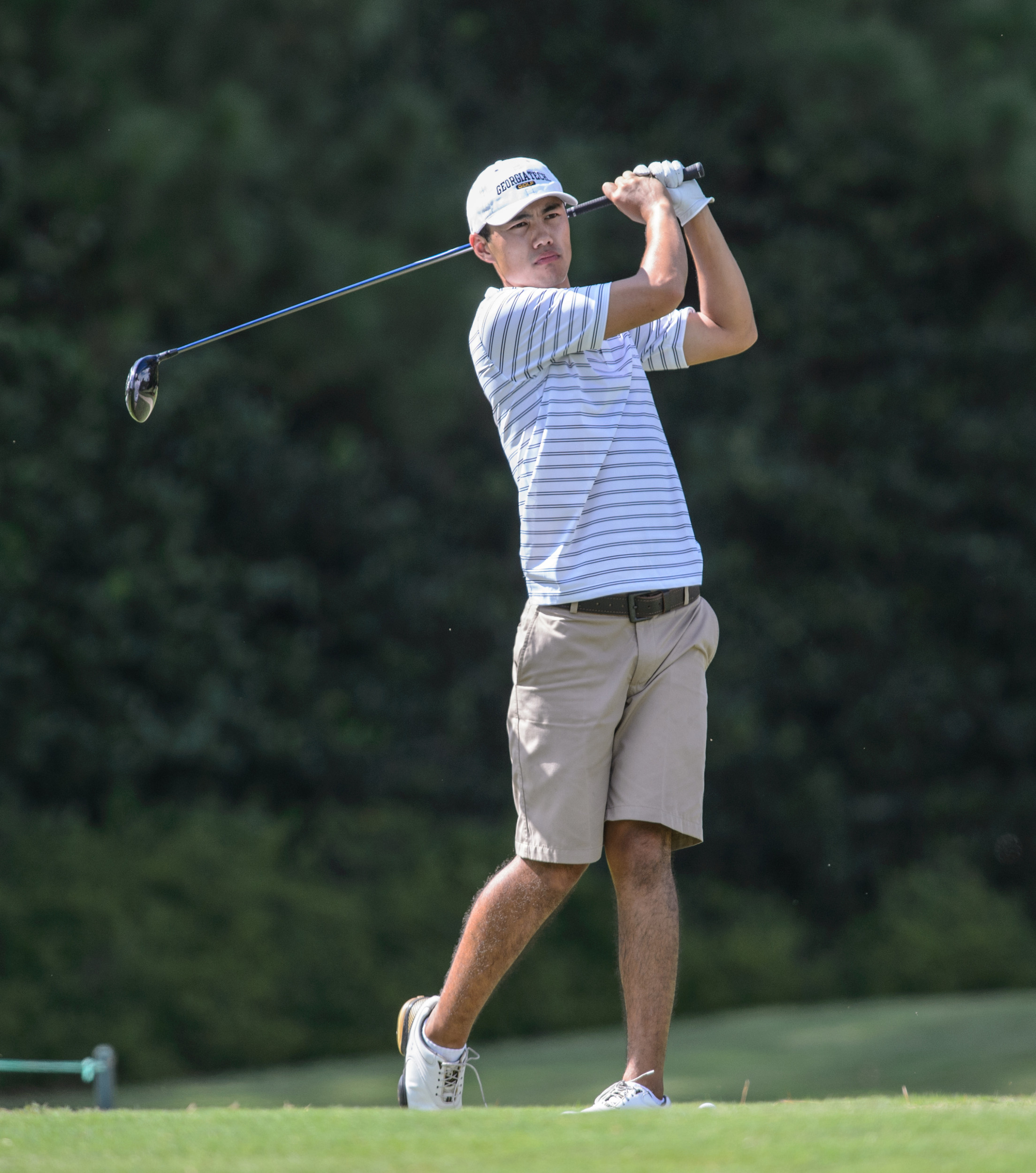 Minghao Wang during team qualifying at East Lake Golf Club, August 31, 2012