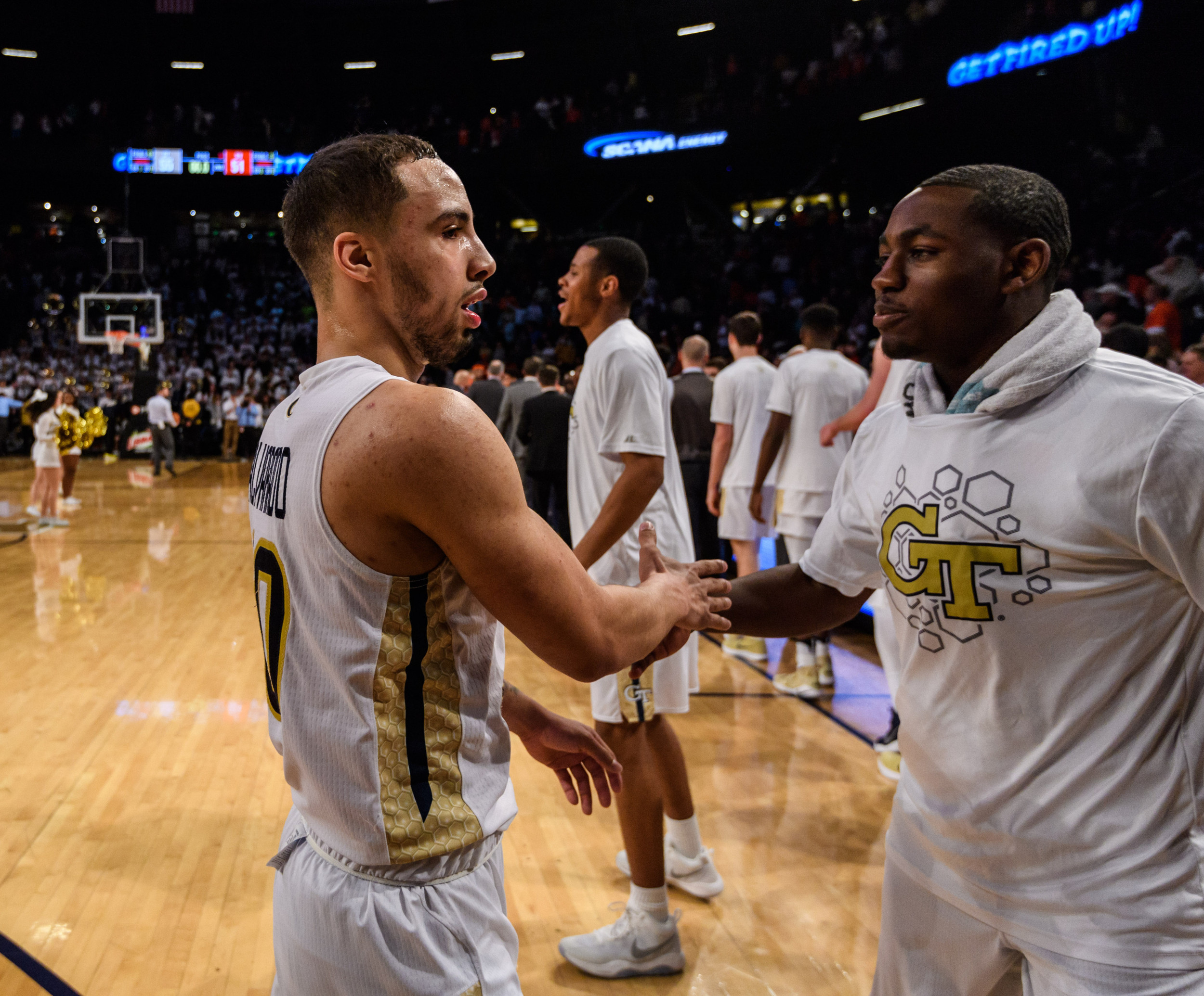 Jose Alvarado (10), Malachi Rice (55)