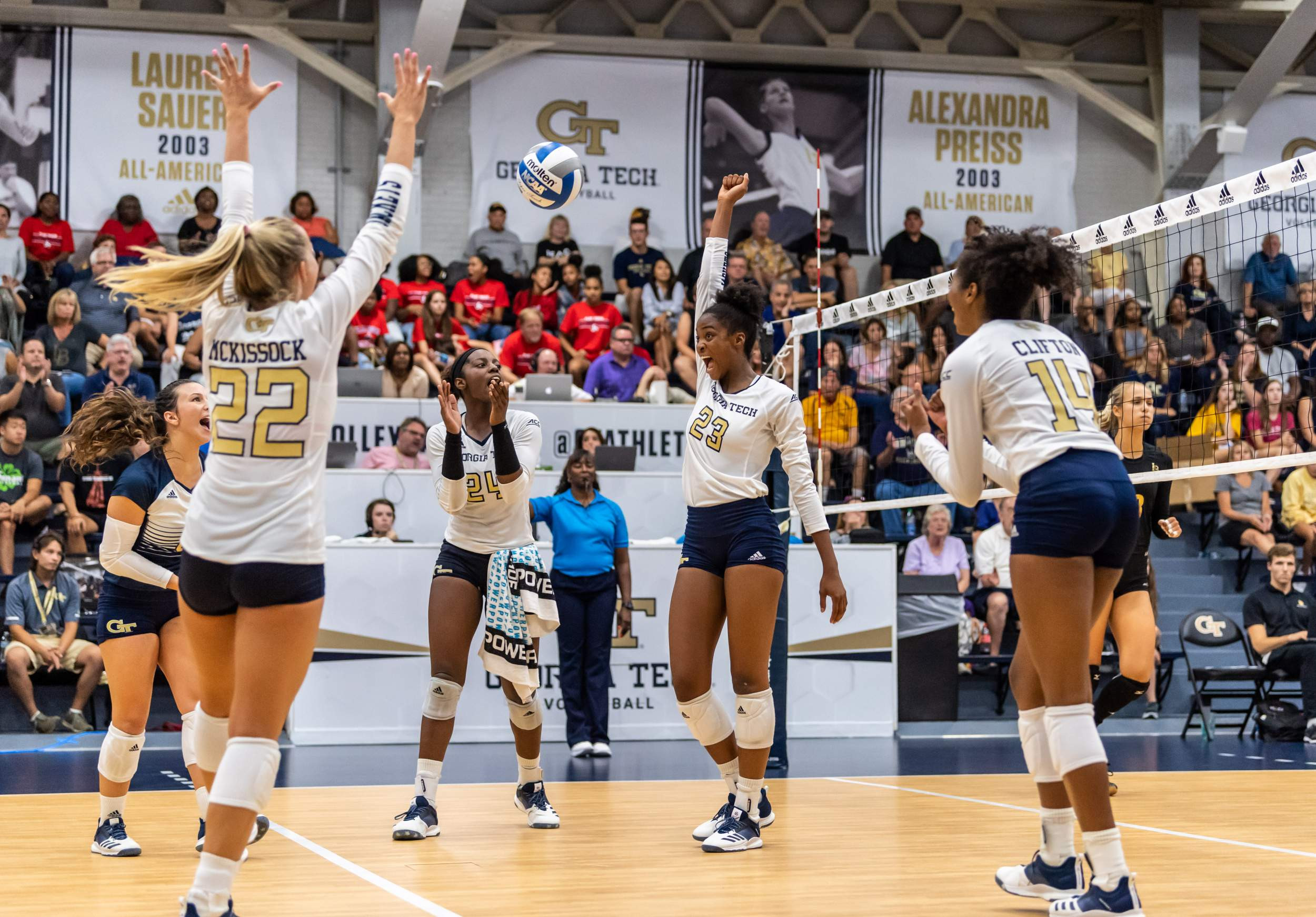Photos Volleyball vs. Long Beach State Tech Yellow Jackets