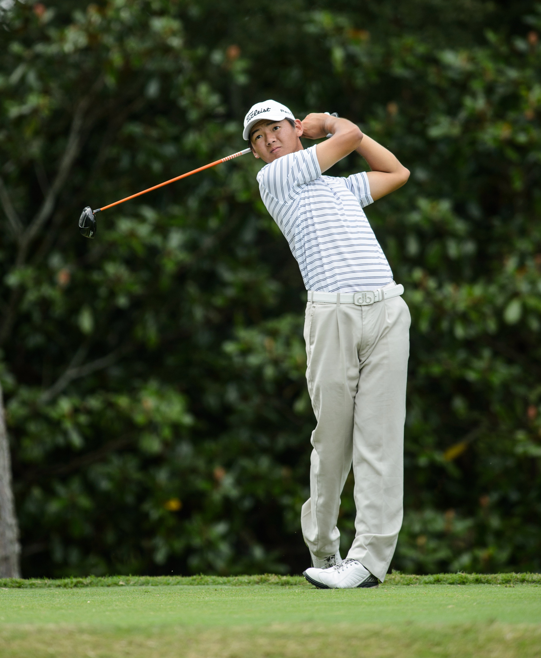 Shun Yat Hak during team qualifying at East Lake Golf Club, August 31, 2012