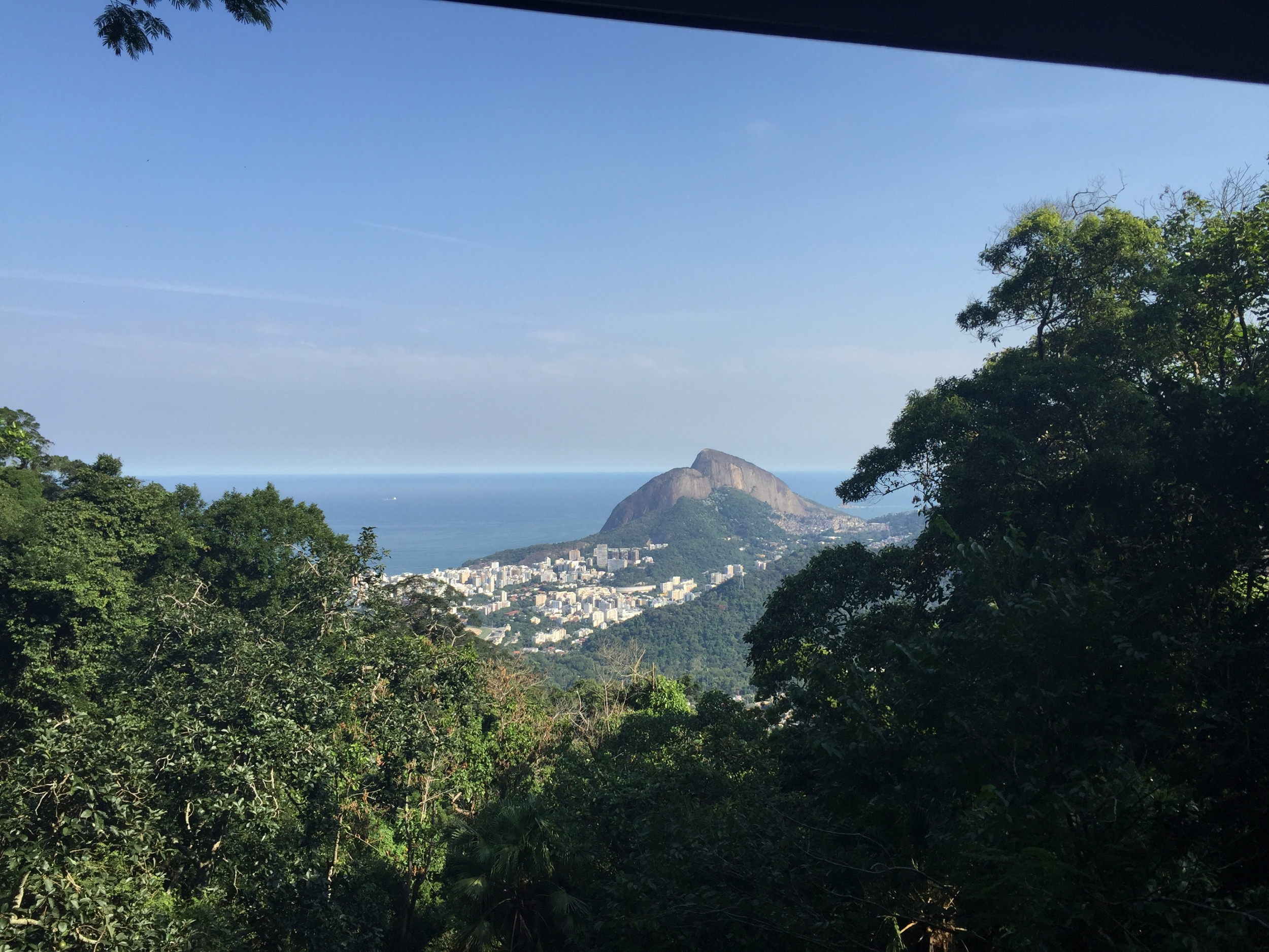 On the way up the mountain