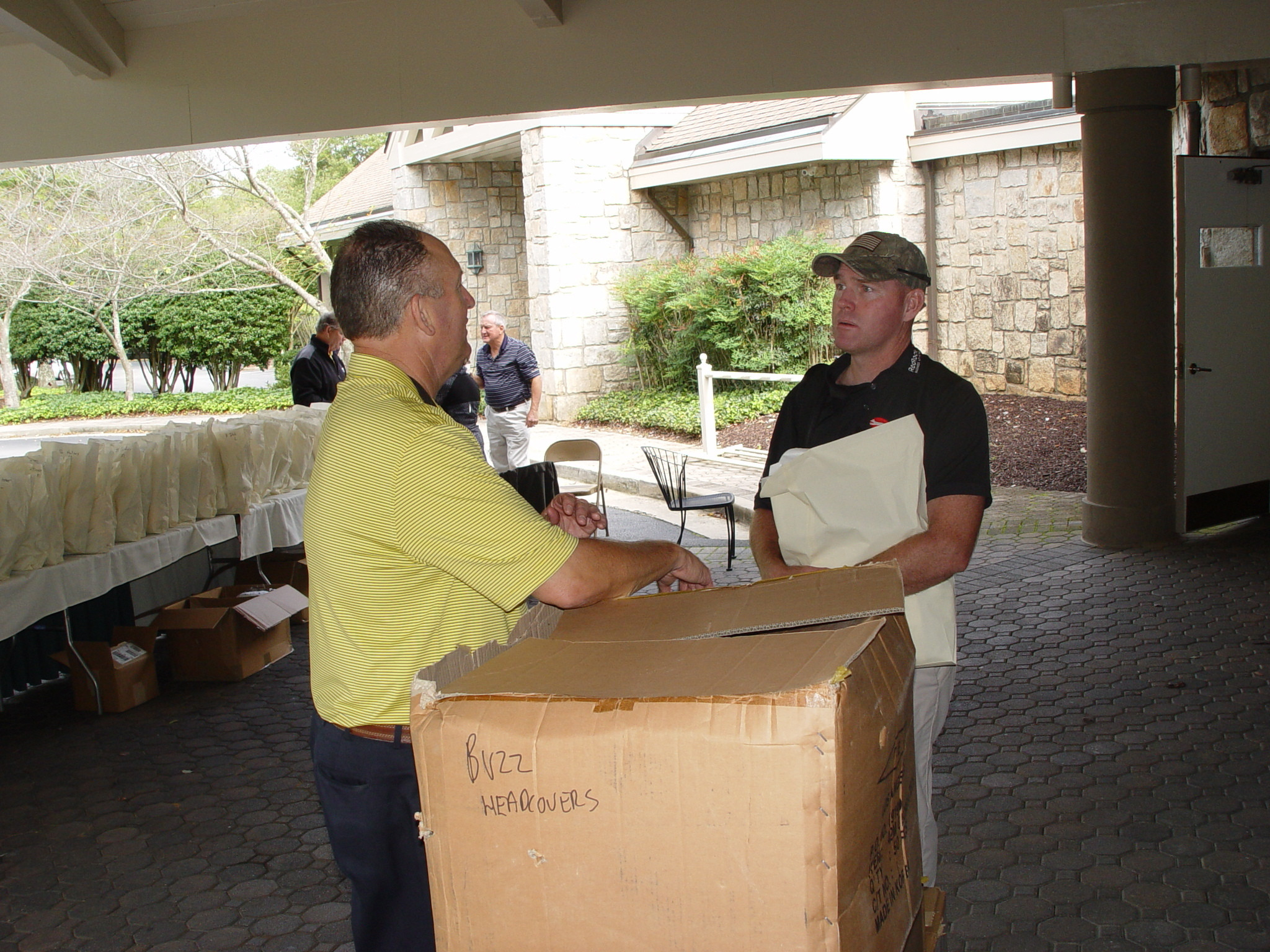Head coach Bruce Heppler and Troy Matteson at the Ramblinwreck Cup - Golf Club of Georgia, October 5, 2015