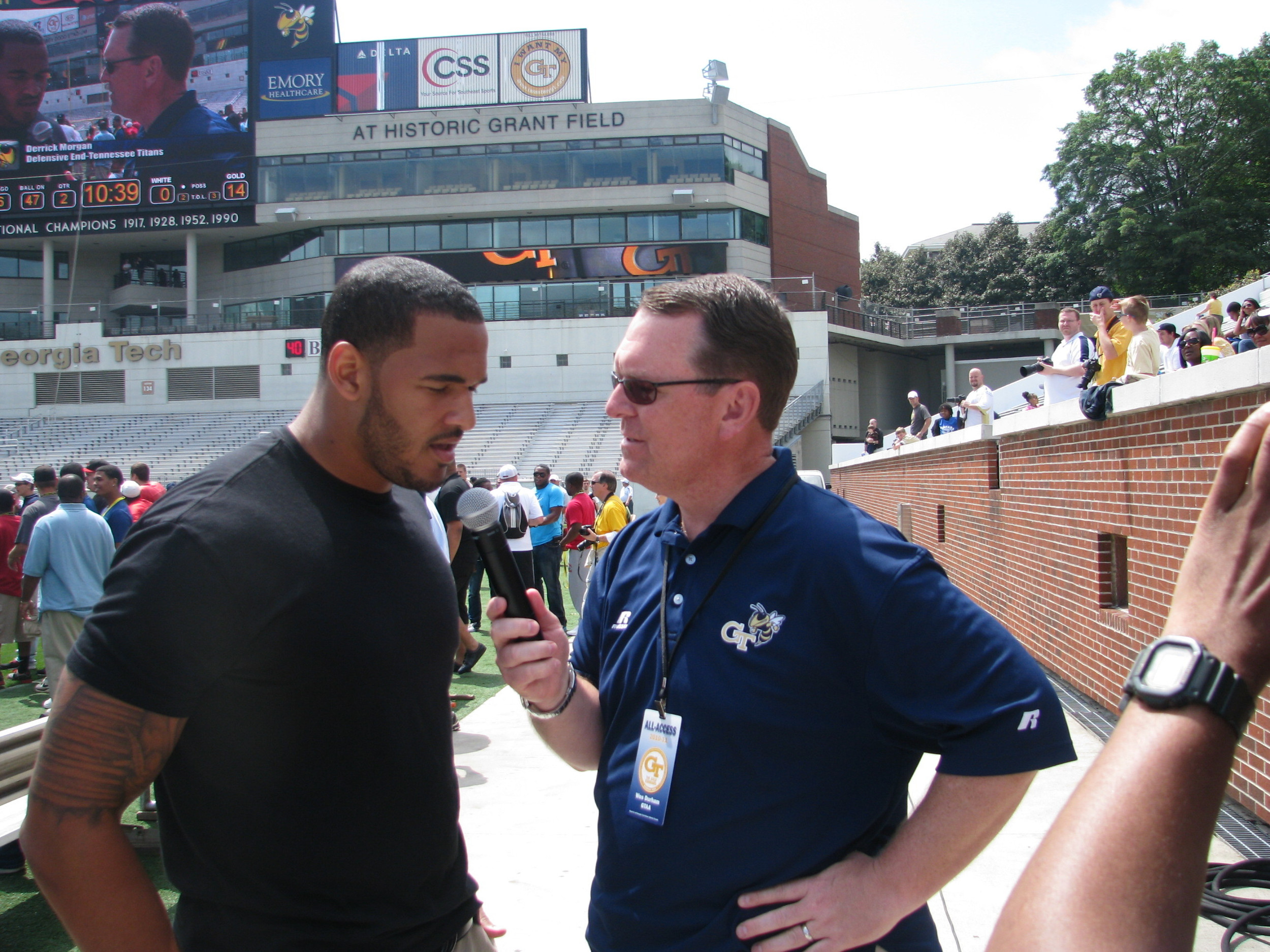 Derrick Morgan - 2011 Georgia Tech T-Day Game