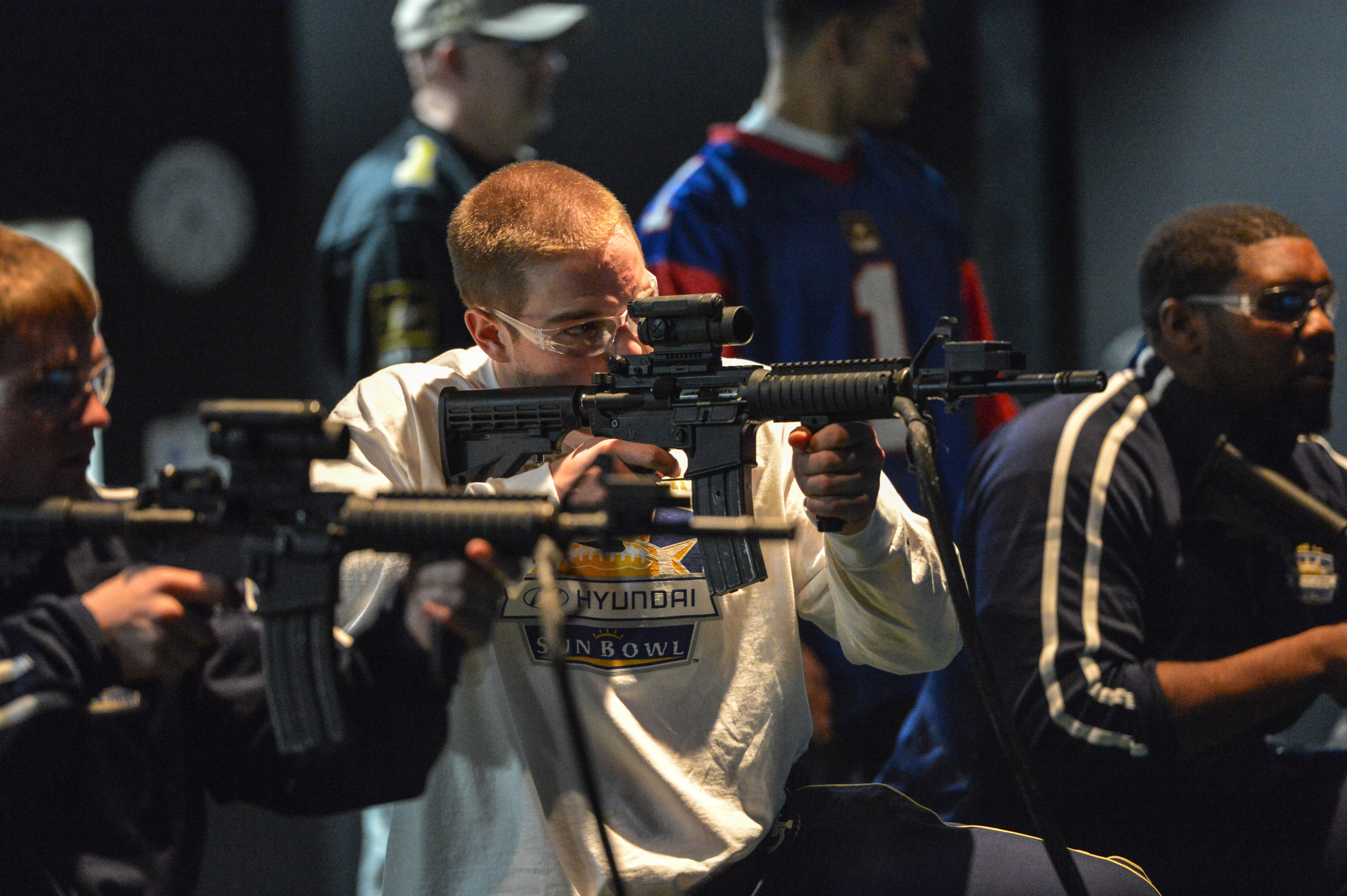 Georgia Tech players travelled to Fort Bliss for Day 2 of the 2012 Sun Bowl.