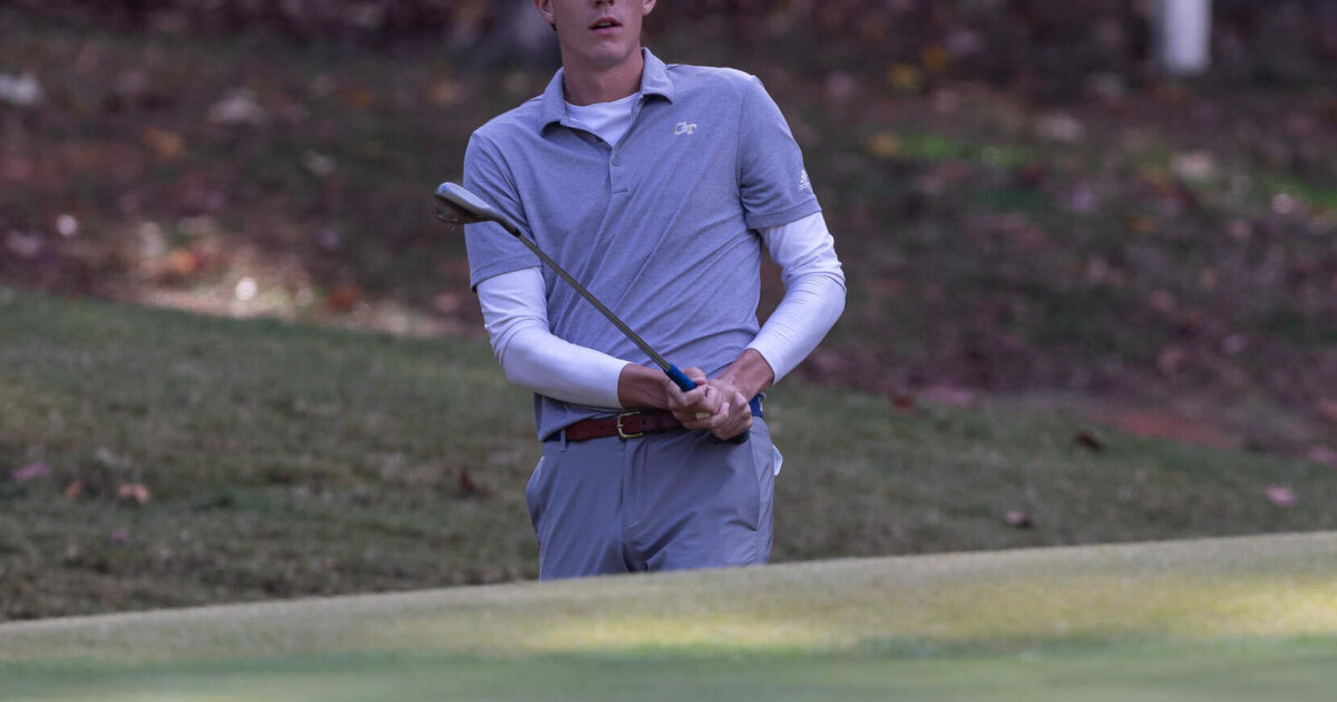 FALL GALLERY Golfer Ross Steelman Men's Golf — Tech Yellow